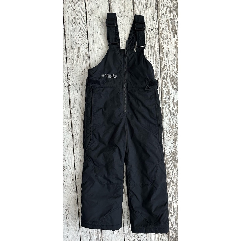 Columbia Black Snow Bib Pants 4 5 EUC